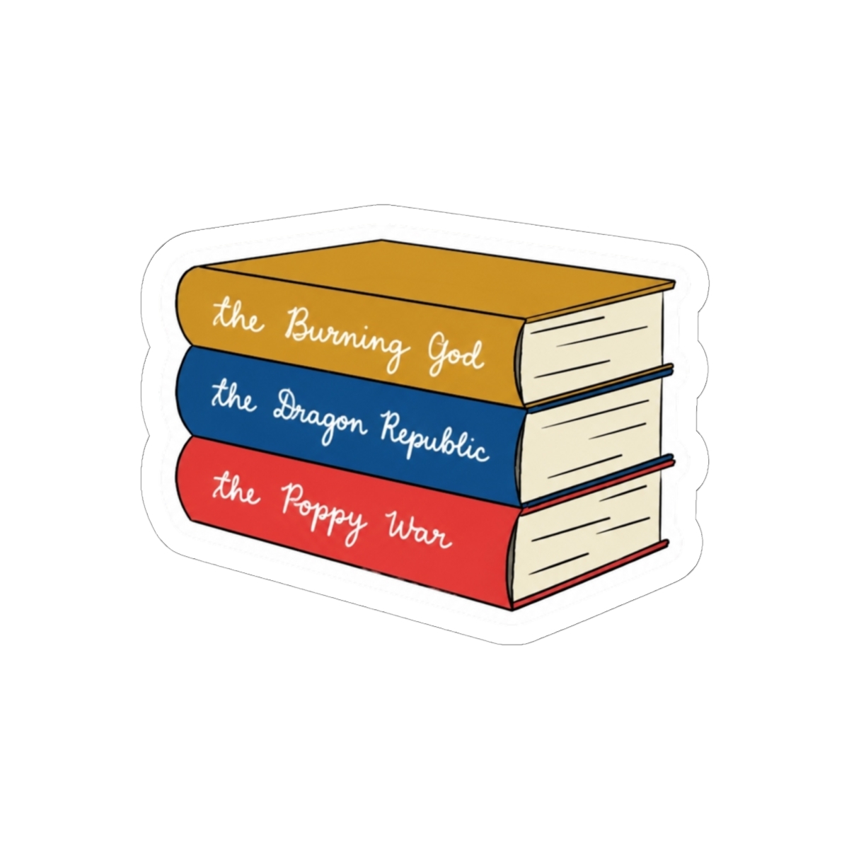 The Poppy War Book Stack | R. F. Kuang - alternate angle 2, merchandise