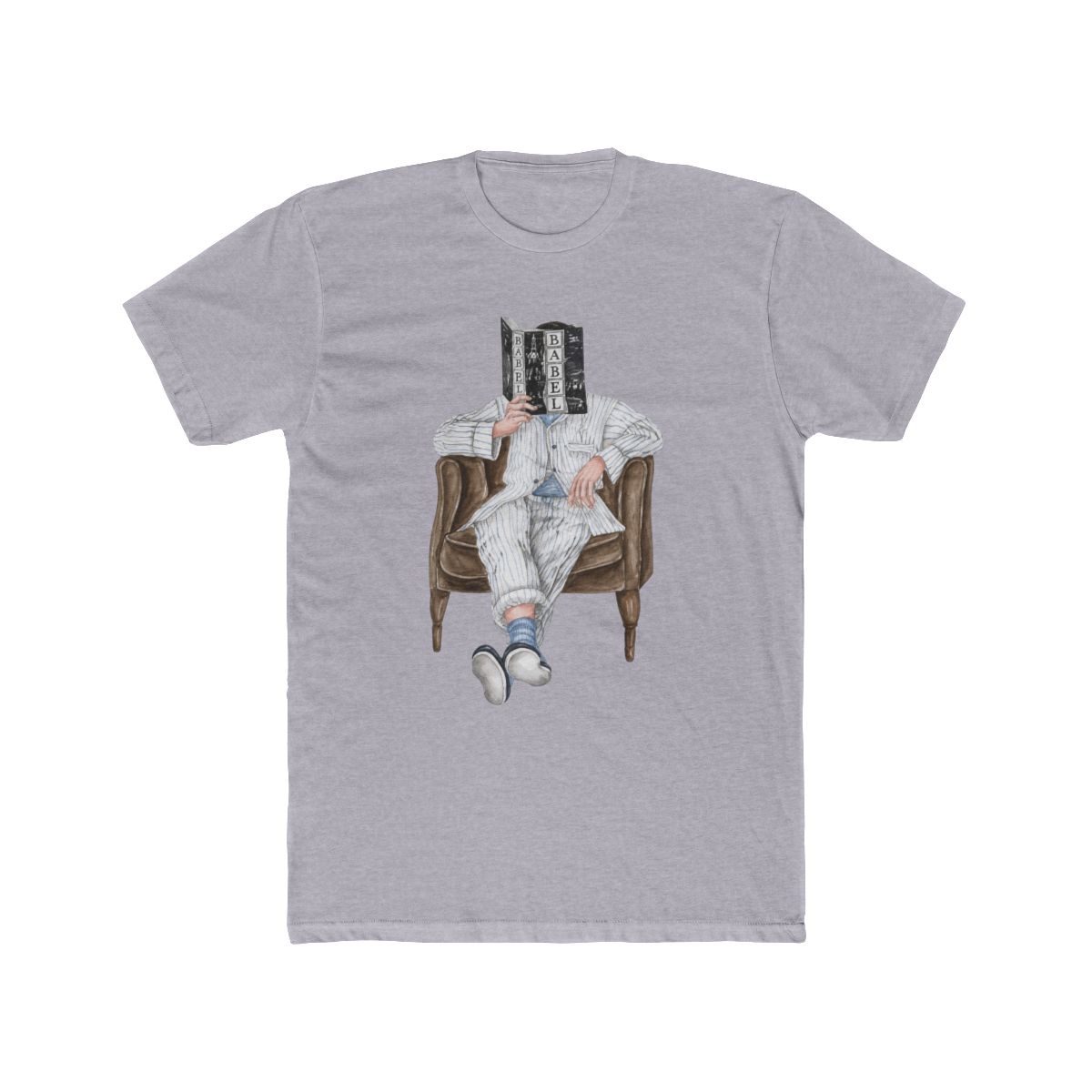 Babel by R.F. Kuang book heavyweight T Shirt | Hair & skin options | R. F. Kuang - alternate angle 4, merchandise
